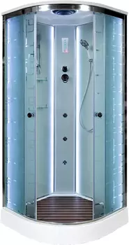 Душевая кабина DETO EM1510LED+GM