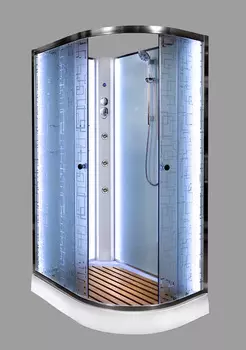 Душевая кабина Deto ЕМ 120х80 (EM1512LNLED+GM)