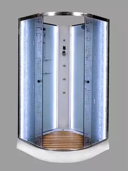 Душевая кабина Deto ЕМ1590N LED с гм.