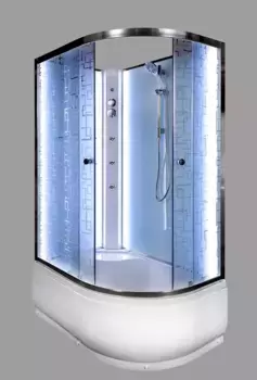 Душевая кабина Deto ЕМ4511L N LED с гм.