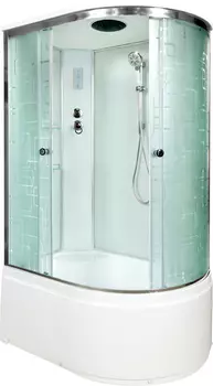 Душевая кабина DETO EM4511LEL с высоким поддоном, с сиденьем