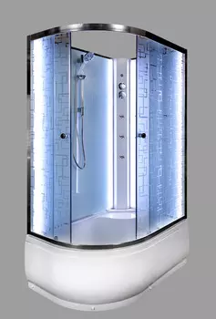 Душевая кабина Deto ЕМ4511R N LED с гм.