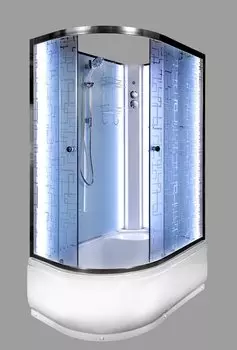 Душевая кабина Deto ЕМ4512R N LED