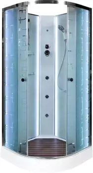 Душевая кабина Deto EM 100х100 (EM1510NLED+GM)