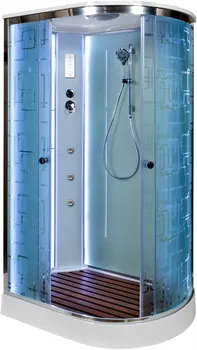 Душевая кабина Deto ЕМ 120х80 (EM1512LLED+GM)