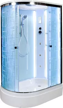 Душевая кабина Deto ЕМ 120х80 (EM2712RLED+GM)