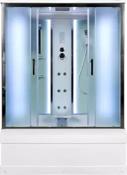 Душевая кабина Deto ЕМ 150х85 (EM4515LED+GM)