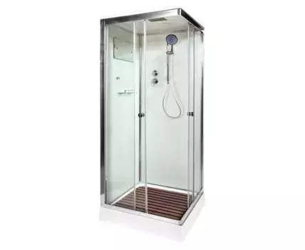 Душевая кабина Deto K 100х100 хром (K401S)