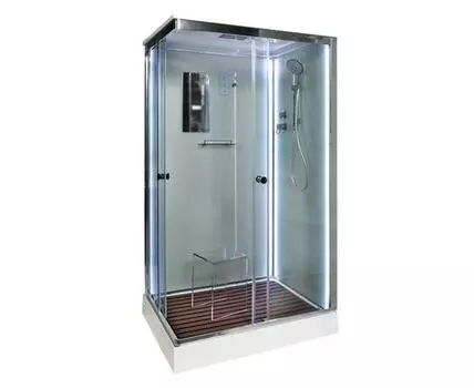 Душевая кабина Deto K 120х90 хром (K402SLED)