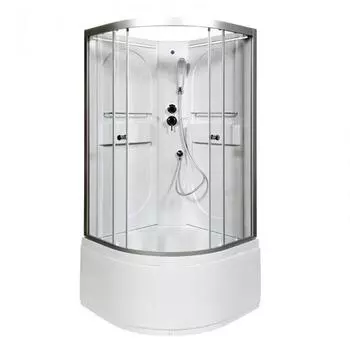 Душевая кабина Deto L 100х100 хром (L610NLED)