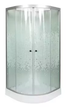 Душевая кабина Deto L 100х100 с гидромассажем, без крыши (L901NGM)