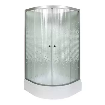 Душевая кабина Deto L 100х100 с гидромассажем, без крыши (L710NGM)