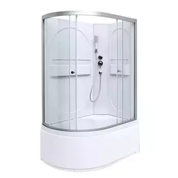 Душевая кабина Deto L 120х80 хром (L620RN)