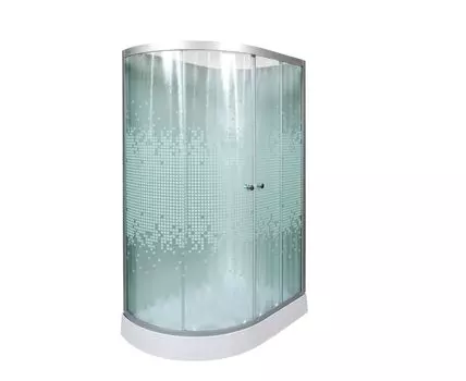 Душевая кабина Deto L 120x80 с гидромассажем, без крыши (L902RNGM)