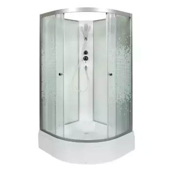 Душевая кабина Deto L 80х80 без крыши, хром (L780N)