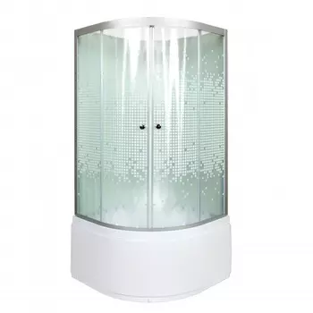 Душевая кабина Deto L 90х90 с гидромассажем, без крыши (L990NGM)