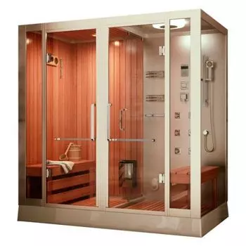 Душевая кабина Frank 200х130 левая с финской сауной