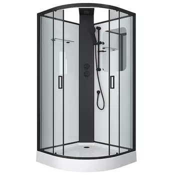 Душевая кабина Grossman Elegans 90x90 профиль черный (GR251D)
