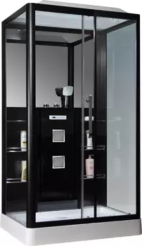 Душевая кабина Grossman GR-227 R 120x90 см черная