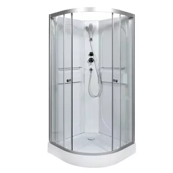 Душевая кабина L 90х90 без крыши (L609N)