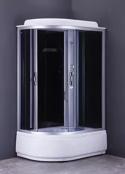 Душевая кабина Loranto 120х80 хром стекло тонированное