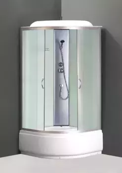 Душевая кабина Loranto 90х90 хром стекло матовое