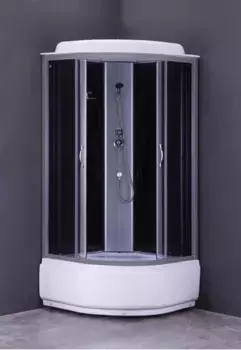 Душевая кабина Loranto 90х90 хром стекло тонированное