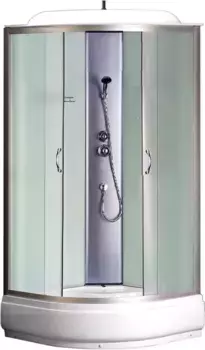 Душевая кабина Loranto Sunway 80х80 хром стекло матовое