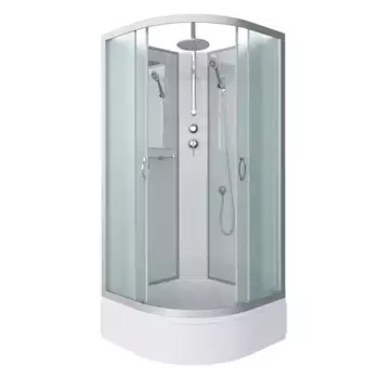 Душевая кабина Niagara Classic 100х100 хром стекло матовое