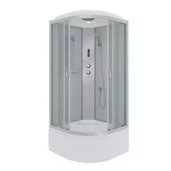 Душевая кабина Niagara Classic 100х100 хром стекло матовое