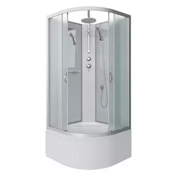 Душевая кабина Niagara Classic 100х100 хром стекло матовое