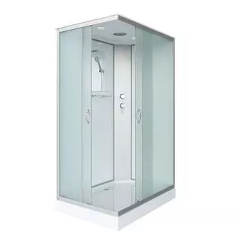 Душевая кабина Niagara Classic 100х80 хром стекло матовое