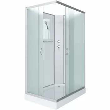 Душевая кабина Niagara Classic 100х80 хром стекло матовое