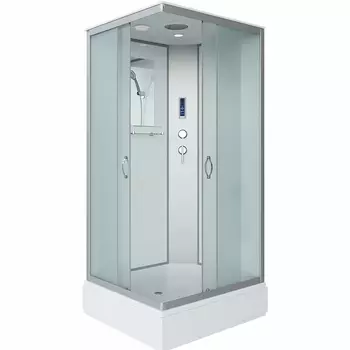 Душевая кабина Niagara Classic 100х80 хром стекло матовое без гидромассажа