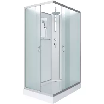 Душевая кабина Niagara Classic 110х80 хром стекло матовое