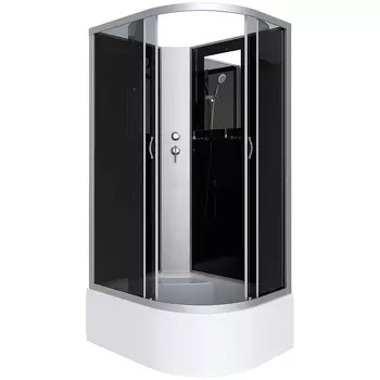 Душевая кабина Niagara Classic 120х80 хром левая стекло тонированное