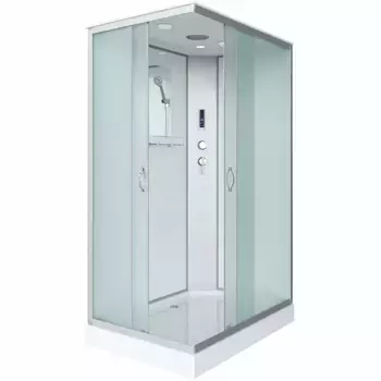 Душевая кабина Niagara Classic 120х80 хром стекло матовое без гидромассажа