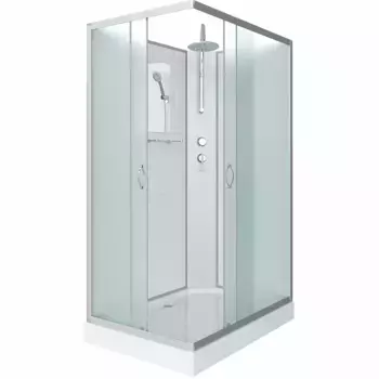 Душевая кабина Niagara Classic 120х80 хром стекло матовое без гидромассажа