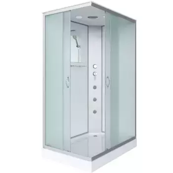 Душевая кабина Niagara Classic 120х90 хром стекло матовое с гидромассажем