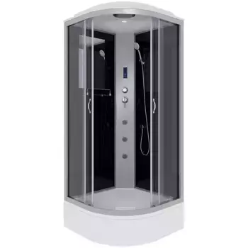 Душевая кабина Niagara Classic 80х80 хром стекло тонированное с гидромассажем