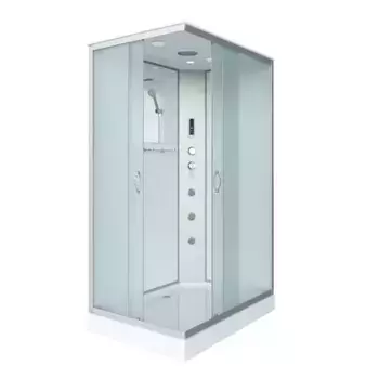 Душевая кабина Niagara Classic 90х70 хром стекло матовое с гидромассажем