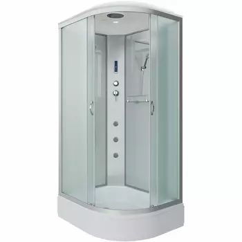 Душевая кабина Niagara Classic 90х80 хром стекло матовое с гидромассажем