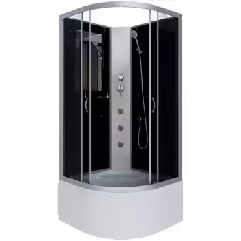 Душевая кабина Niagara Classic 90х90 хром стекло тонированное с гидромассажем