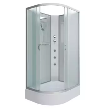 Душевая кабина Niagara Classic NG-33394-14RBKG 130х90 см, без крыши, с гидромассажем