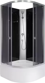 Душевая кабина Niagara Eco E100/40/TN/BK 100х100 см