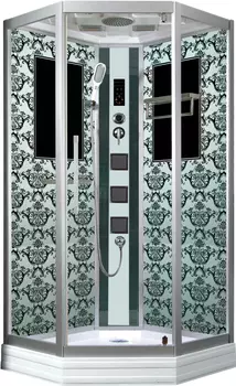 Душевая кабина Niagara Lux 7717W хром, металлик