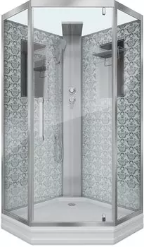 Душевая кабина Niagara Lux 90х90x210 серебро NG-7799WBK