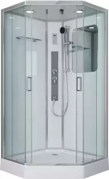 Душевая кабина Niagara Premium NG-6002-01GD 100х100х220, с низким поддоном