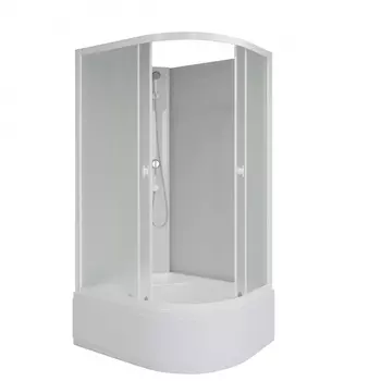 Душевая кабина Niagara Promo P90/70/40L/MT/BK 90х70 см, без крыши, L