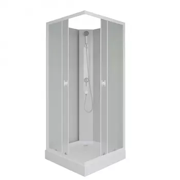 Душевая кабина Niagara Promo P90/13Q/MT/BK 90x90, без крыши